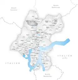 Kaart van de gemeente