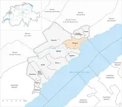 kaart van de gemeente