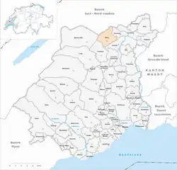 Kaart van de gemeente