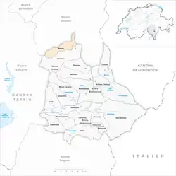 Kaart van de gemeente