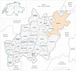 Kaart van de gemeente