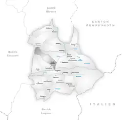 Kaart van de gemeente