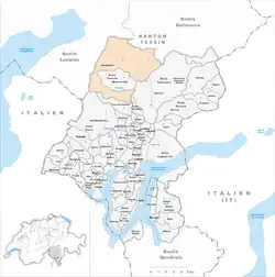 Kaart van de gemeente