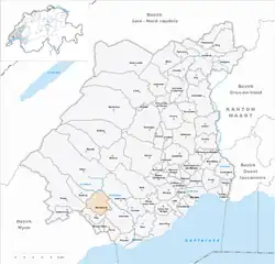 Kaart van de gemeente