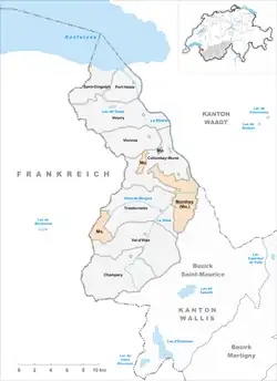 Kaart van de gemeente