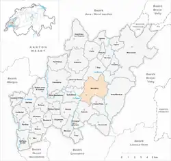 Kaart van de gemeente