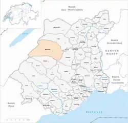 Kaart van de gemeente