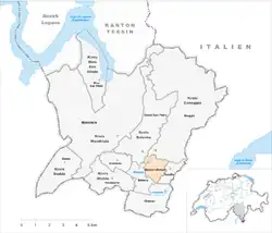 Kaart van de gemeente