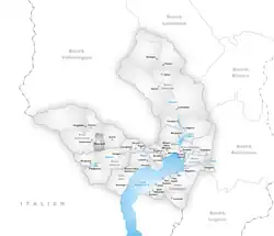 Kaart van de gemeente