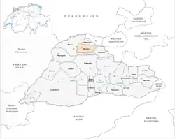 Kaart van de gemeente