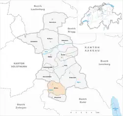 Kaart van de gemeente