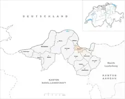 Kaart van de gemeente