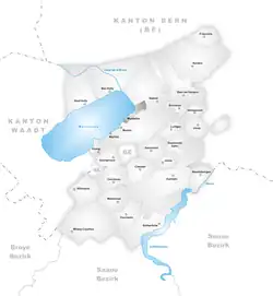 Kaart van de gemeente