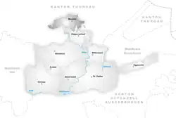 Kaart van de gemeente