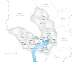 Kaart van de gemeente