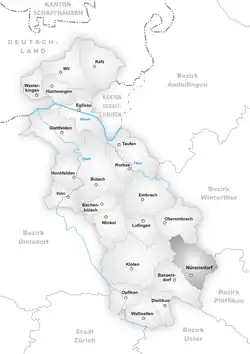 Kaart van de gemeente