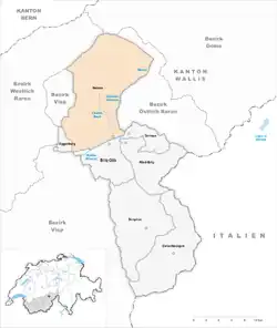 Kaart van de gemeente