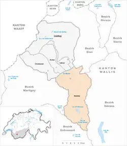 Kaart van de gemeente