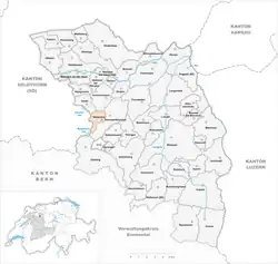 Kaart van de gemeente