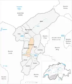 Kaart van de gemeente