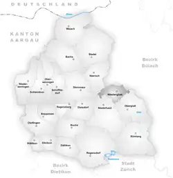 Kaart van de gemeente