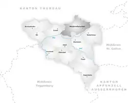 Kaart van de gemeente