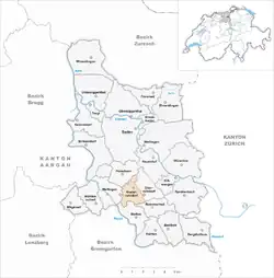 Kaart van de gemeente