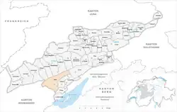 Kaart van de gemeente