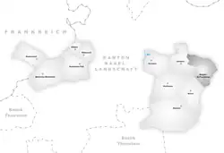 Kaart van de gemeente