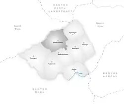 Kaart van de gemeente