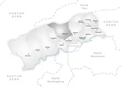 Kaart van de gemeente