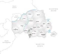 Kaart van de gemeente