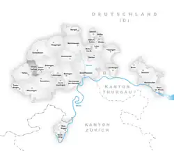 Kaart van de gemeente