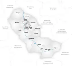 Kaart van de gemeente