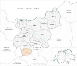 Kaart van de gemeente