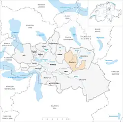 Kaart van de gemeente