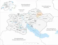 Kaart van de gemeente