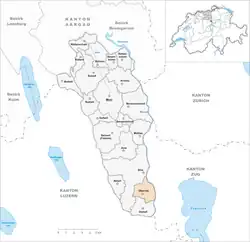 Kaart van de gemeente