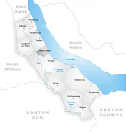 Kaart van de gemeente