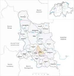 Kaart van de gemeente