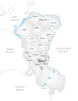 Kaart van de gemeente