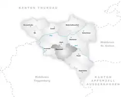 Kaart van de gemeente