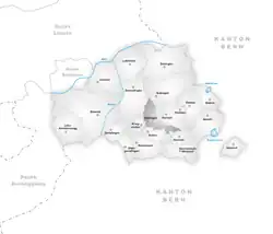 Kaart van de gemeente