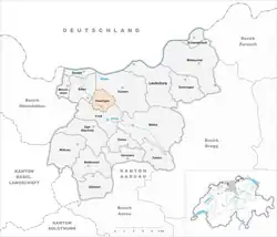 Kaart van de gemeente