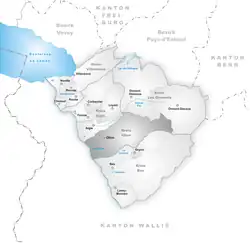 Kaart van de gemeente