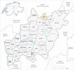 Kaart van de gemeente