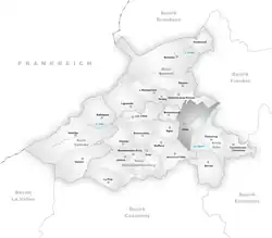 Kaart van de gemeente