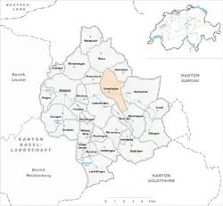 Kaart van de gemeente