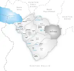 Kaart van de gemeente