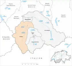 Kaart van de gemeente